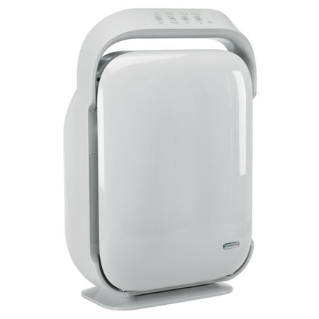 GermGuardian - Hi-Performance Air Purifier Console with HEPA Filter for 335 Sq. Ft Rooms - White