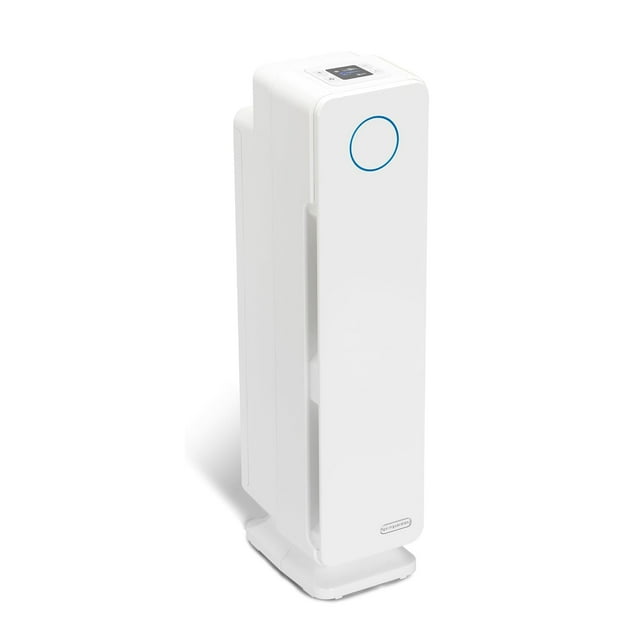GermGuardian 870 Sq. ft HEPA Pure Filter Tower Air Purifier with UV-C, AC5350W, White