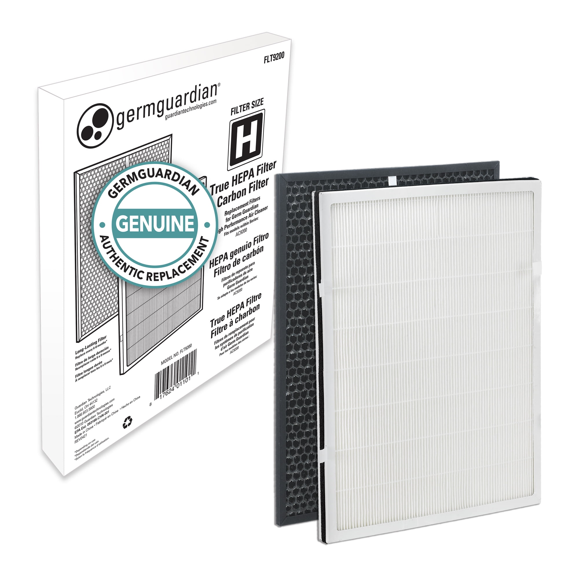 GermGuardian FLT9200 True HEPA GENUINE Replacement Filter H for