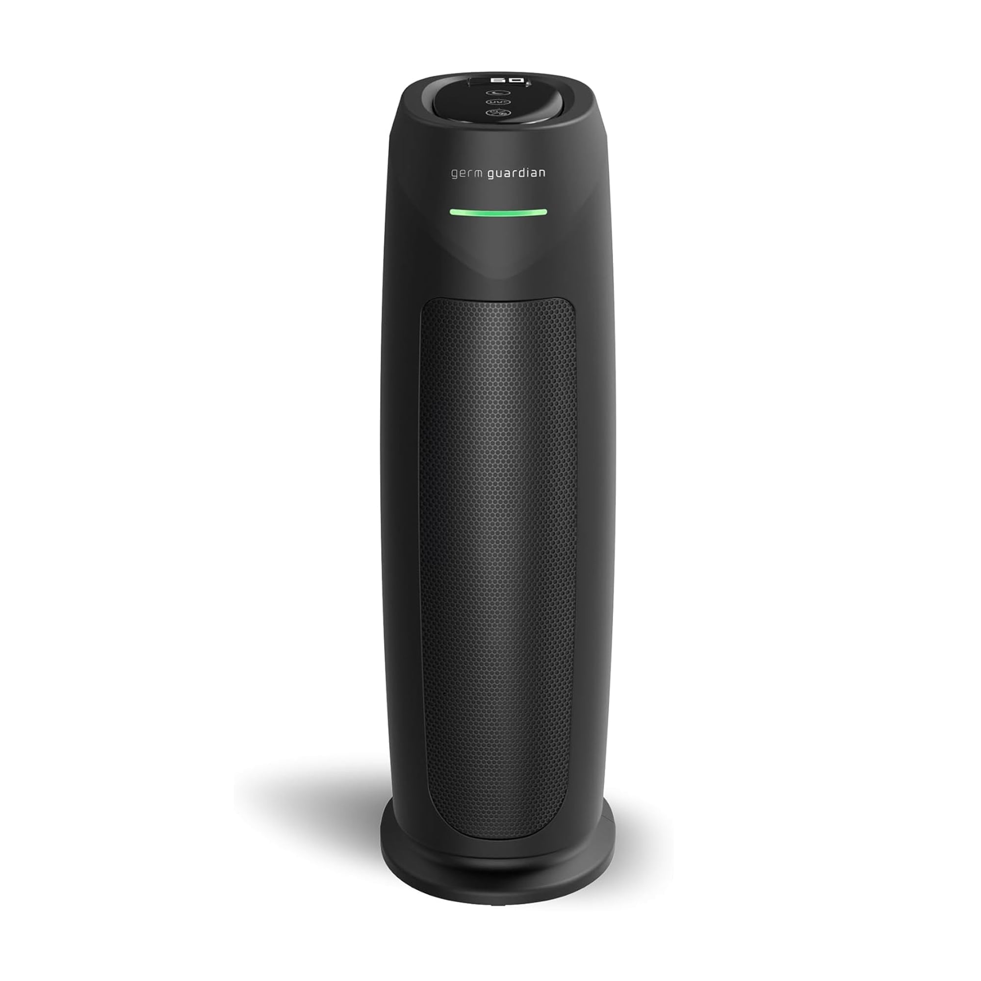 GermGuardian 743 Sq. ft, Air Purifier with HEPA Filter, UV-C and Air Quality Sensor, Black, AC4880B