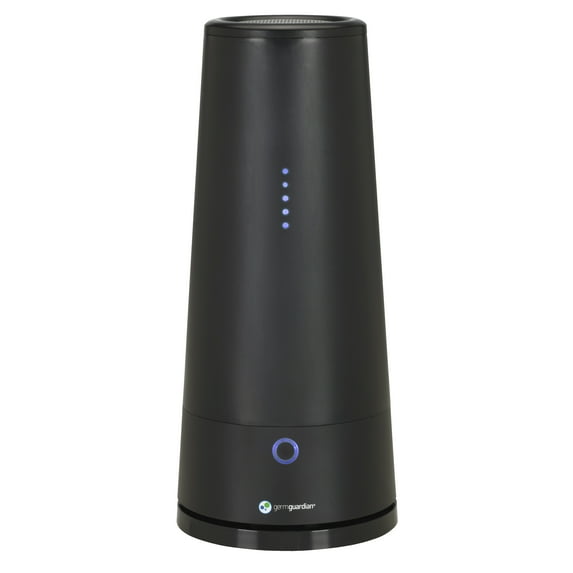 GermGuardian Tabletop UV-C Air Sanitizer with 2 Speeds Reduces Odors and Germs, GG3000BCA, Black