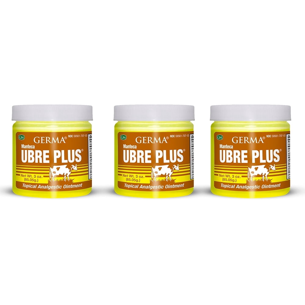Germa Manteca Ubre Plus, Natural Topical Ointment, Yellow, 3 oz