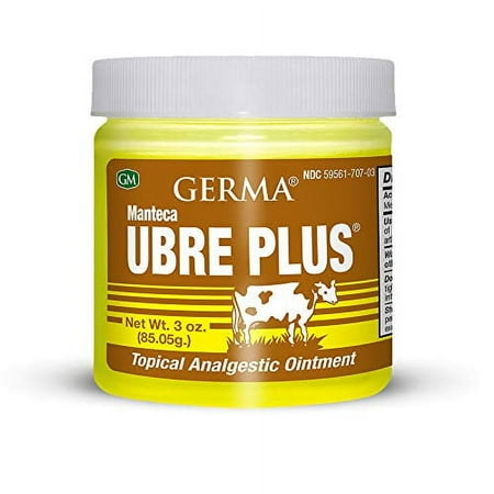 Germa Manteca Ubre Plus with Tea Tree Oil Jar, 3 oz, 2 Pack