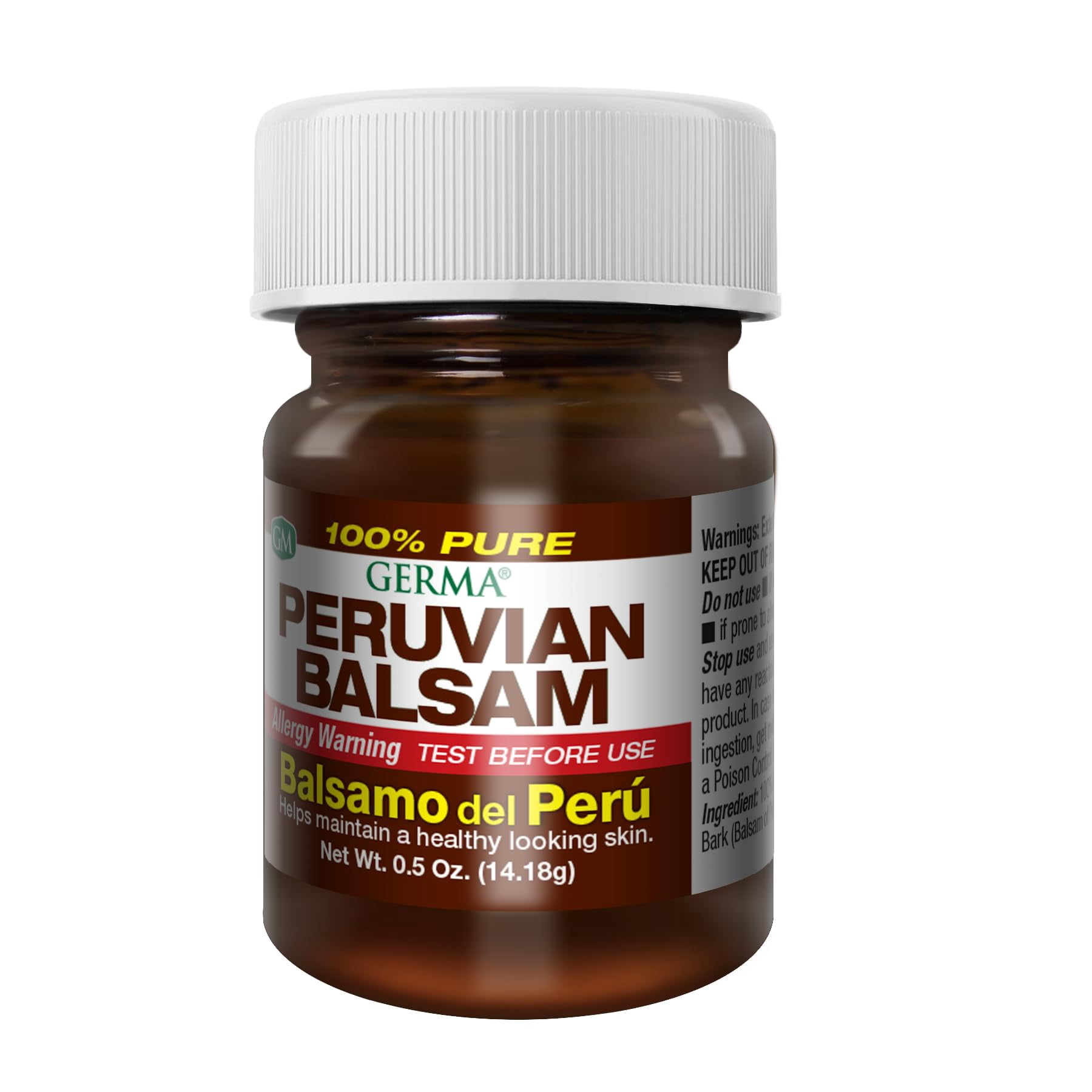 Germa Peruvian Balsam Liquid  100% Pure and natural  Blsamo del Per - 0.5 oz
