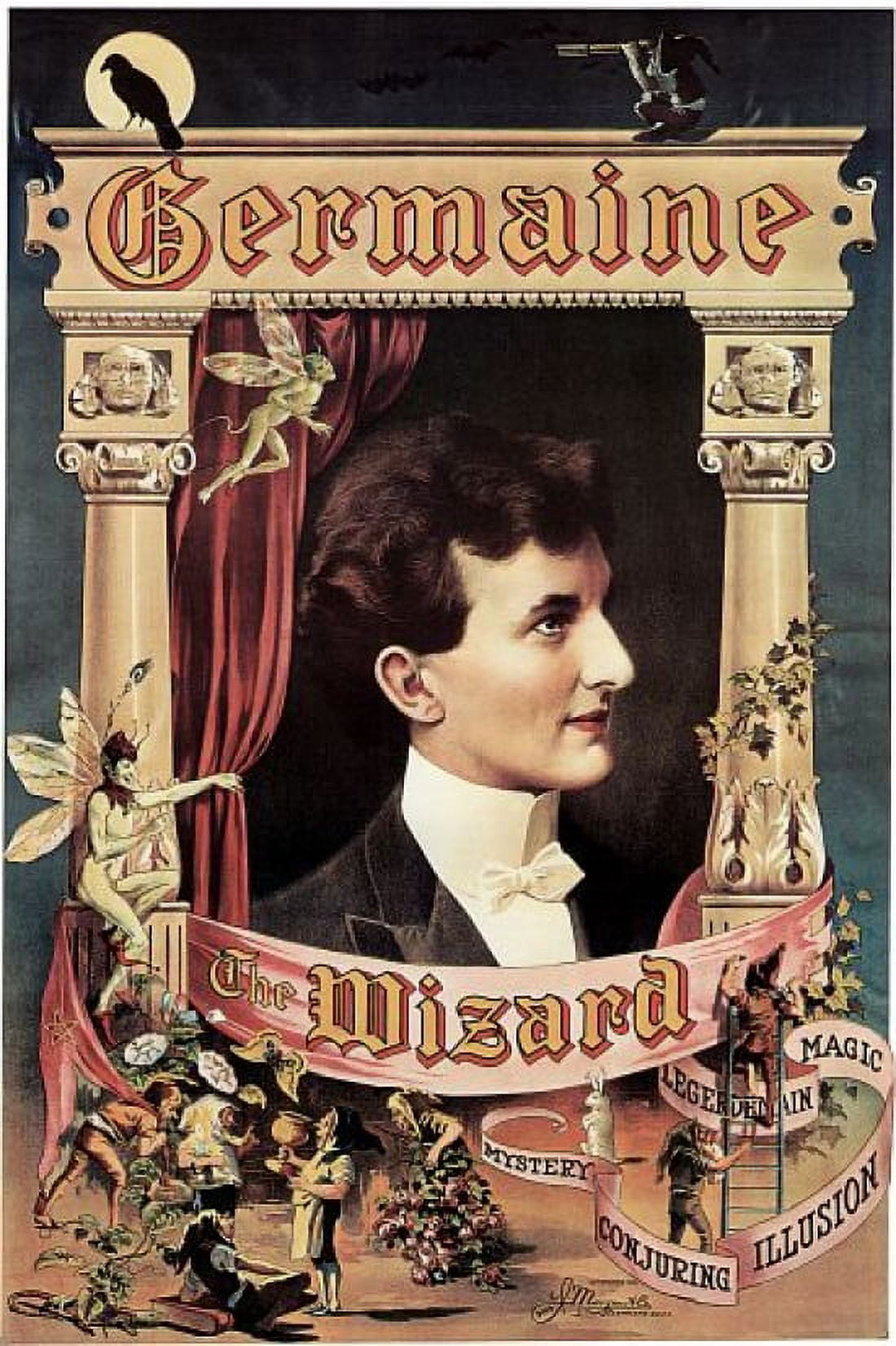 Germaine The Wizard Magic Canvas Art - (36 x 54)