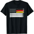 thumbnail image 1 of German American Flag T-Shirt Germany USA Shirt, 1 of 4