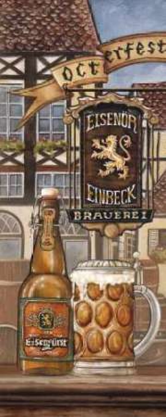 German Beer Canvas Art - Charlene Audrey (10 x 20)