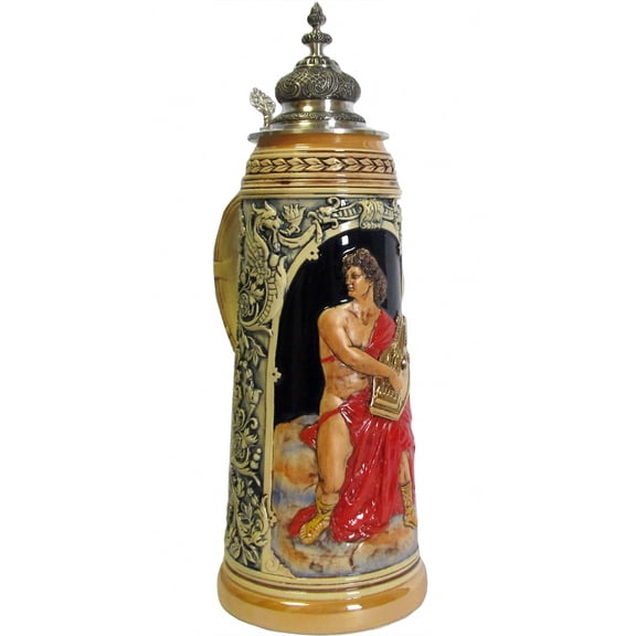 German Beer Stein Apollo Giantstein, replica from year 1890 1,5 liter tankard, beer mug, Limitaet 2012