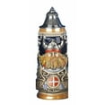 thumbnail image 1 of German Beer Stein Viking stein Leif the red Erikssen 0.5 liter tankard, beer mug KI 303-V 0,5L, 1 of 1