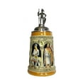 thumbnail image 1 of German Beer Stein crusader stein 1 liter tankard, beer mug, 1 of 3