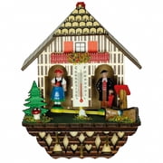 German Black Forest weather house with keyboard TU 1801