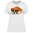thumbnail image 1 of German Boxer Dog Lying  T-Shirt Women -Image by Shutterstock, Female Small, 1 of 2