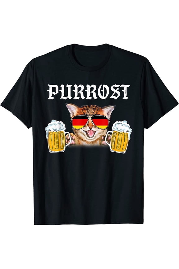 German Cat Lederhosen Festival Feline T-Shirt