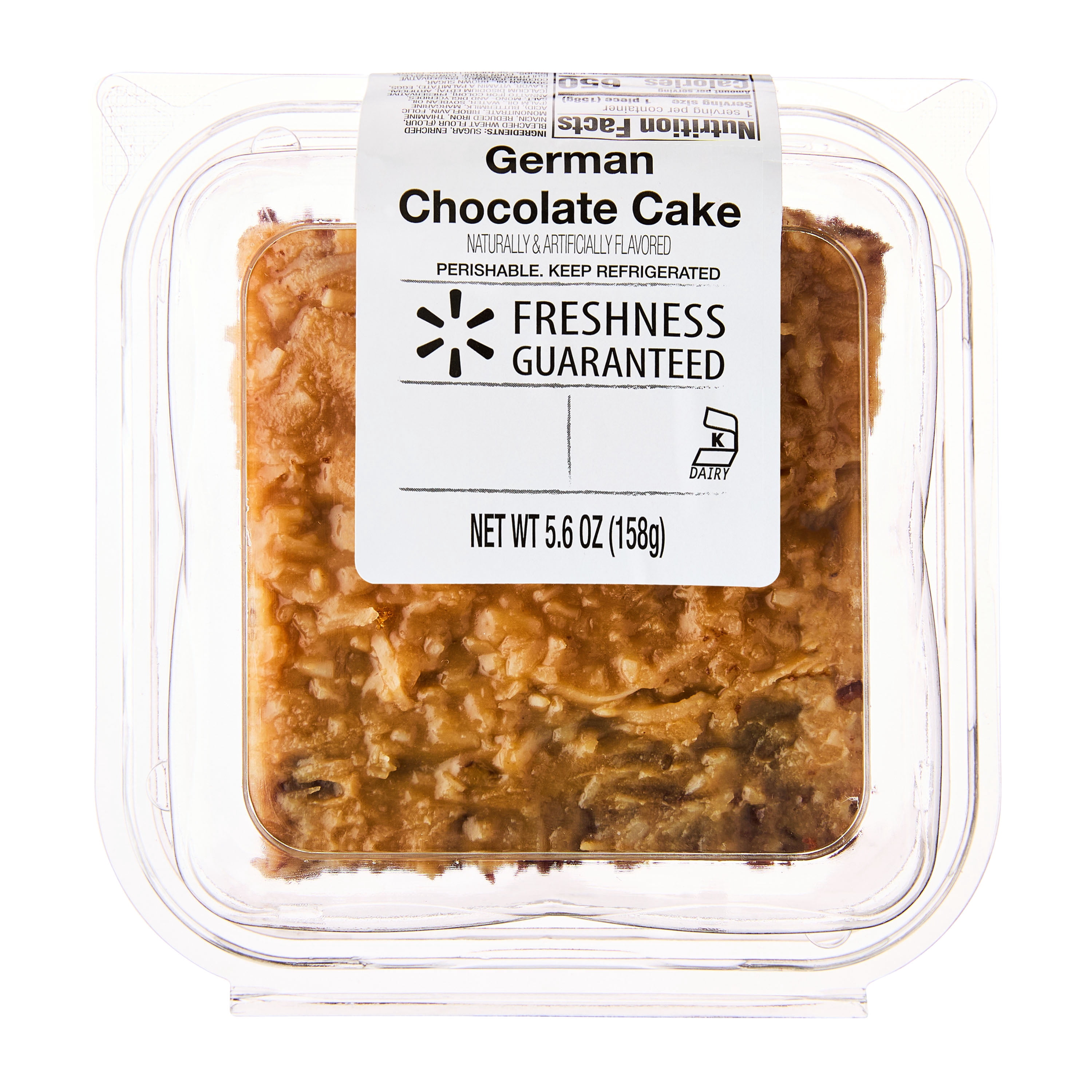 Freshness Guaranteed German Chocolate Cake Slice, 5.6 oz (Refrigerated)