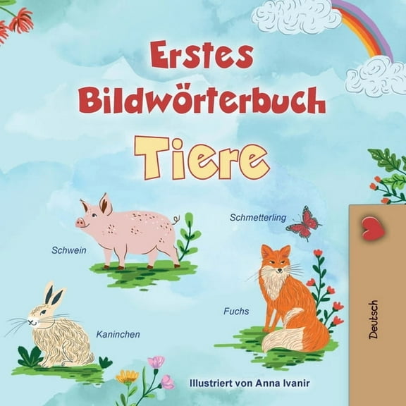 German Collection First Picture Dictionary - Animals (German Children's Book), (Paperback)
