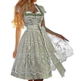 thumbnail image 1 of German Dirndl Dress Plus Size Midi Carnival Traditional Bavarian Oktoberfest Fancy Dress Women, 1 of 7