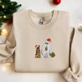 thumbnail image 1 of German Dog Breed Santa Embroidered Christmas Sweatshirt, 1 of 1