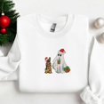 thumbnail image 1 of German Dog Breed Santa Embroidered Christmas Sweatshirt, 1 of 1