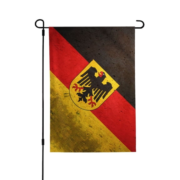 German Eagle Flag Garden Flag 28x40 Double Sided Large Stained House Yard Flag For Outside Porch Lawn Decor