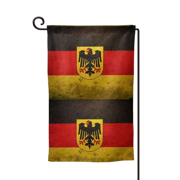 German Eagle Flag Garden Flag Double Sided Small Flag Yard Home Decorative Flags Banner 12.5 x 18 Inch Square
