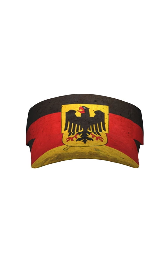 German Eagle Flag Sports Sun Visor Hats Adjustable Sun Visor Caps For Women And Men