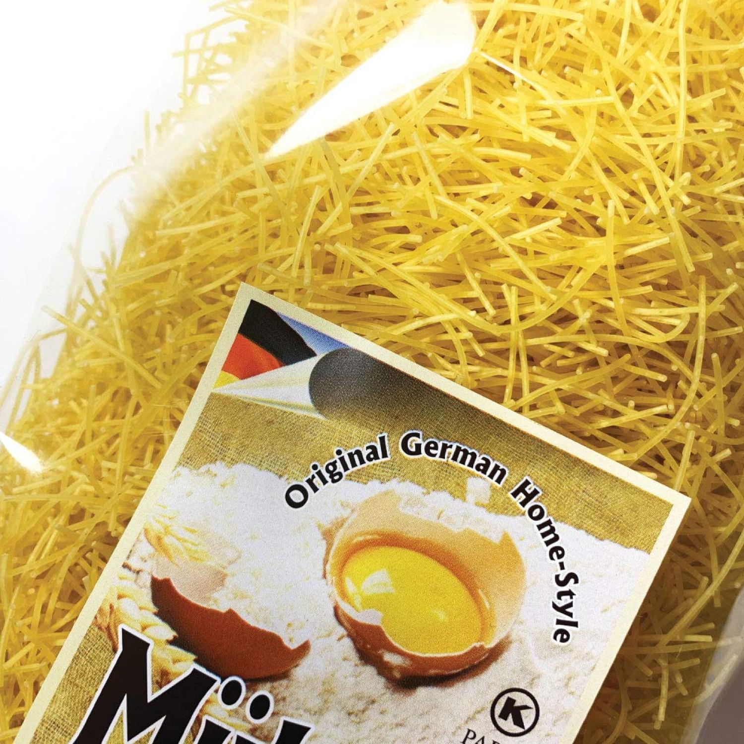 German Egg Extra Thin Noodle Wheat Semolina VERMICELLI 1.1lb 500g