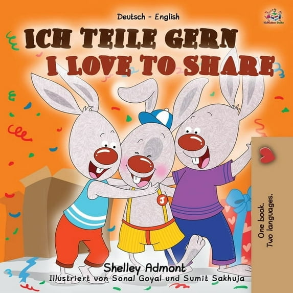 German English Bilingual Collection I Love to Share (German English Bilingual Book for Kids), (Paperback)