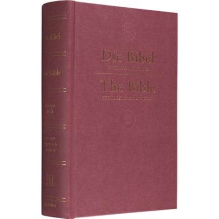 Pre-Owned ESV German/English Parallel Bible ((Luther-ESV), Dark Red) (Hardcover) 143350376X 9781433503764