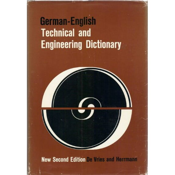 Pre-Owned German-English Technical and Engineering Dictionary (English and German Edition) (Hardcover) 0070166315 9780070166318