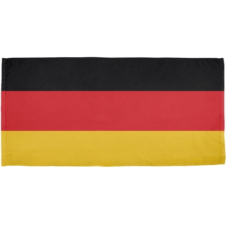 German Flag All Over Bath Towel