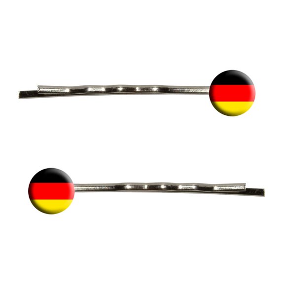 German Flag Bobby Pin Hair Clips