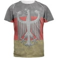 thumbnail image 1 of German Flag Eagle Crest Mens T Shirt Heather White LG, 1 of 2