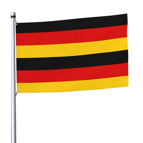 German Flag Flag 5x8 Ft Print Vivid Color Light-Weighted Flags With Grommets