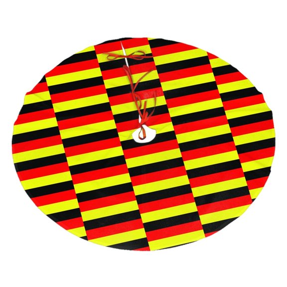 German Flag Germany Christmas Tree Skirt for Xmas Holiday Home Decor Farmhouse Decorations Indoor 36"
