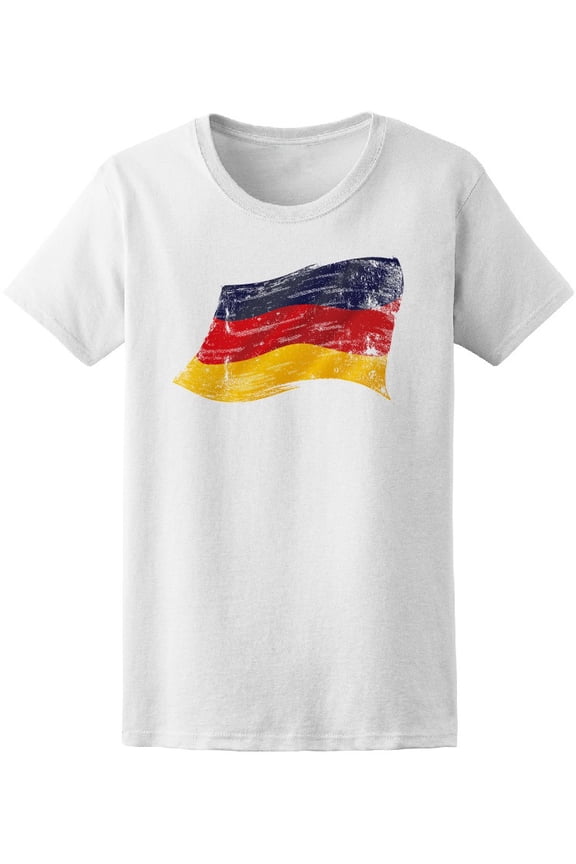 German Flag Grunge T-Shirt Men -Image by Shutterstock, Male 3X-Large