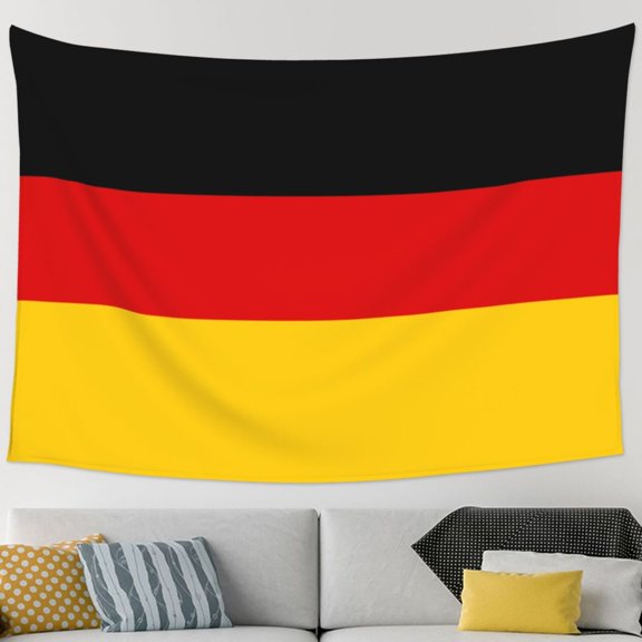 German Flag Tapestry Bedroom Living Room Tapestry Room Decorative Aesthetic Tapestries (90 In * 60 In)