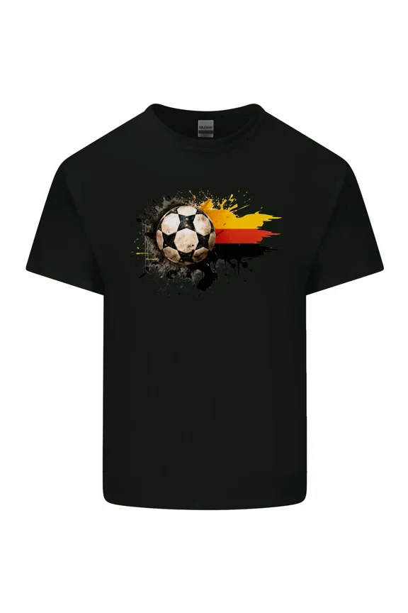 German Football Funny Germany and Soccer Ball and Unisex T-Shirt