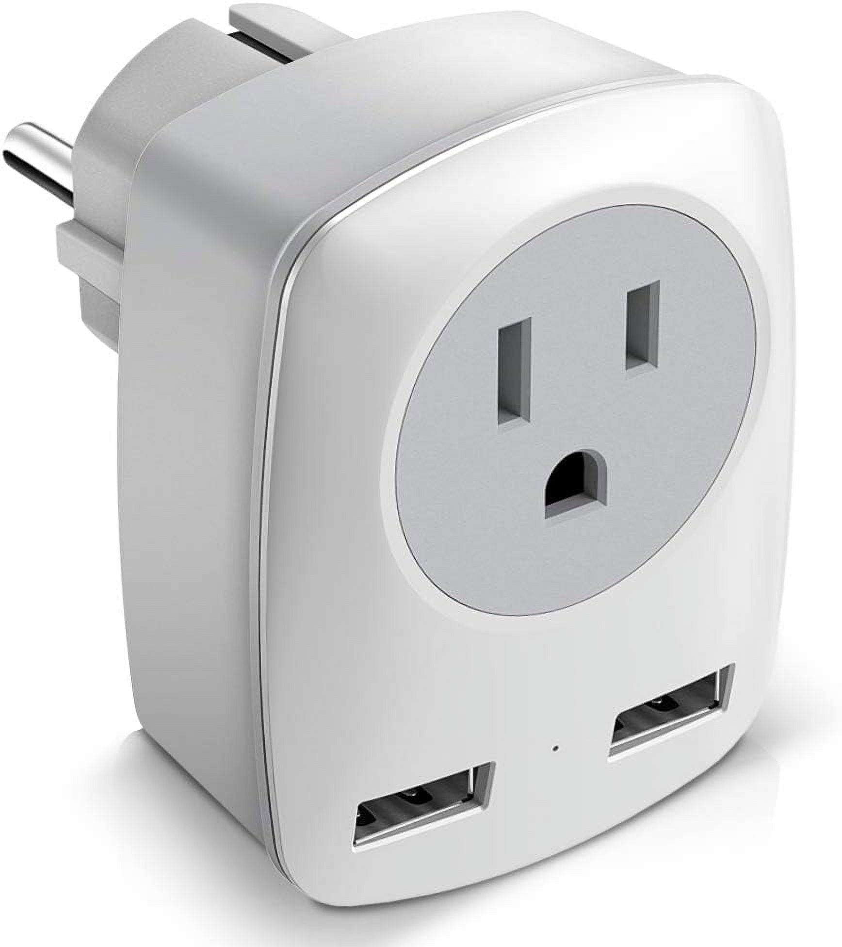Europe Travel Adapter, European Plug Adapter for America to France