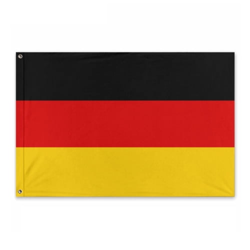 German Germany Flag 4x6 Ft Outdoor Double Sided German Country Flag Polyester Cloth with 2 Brass Grommets