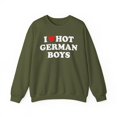 thumbnail image 1 of German Germany Wife Girlfriend Husband Sweatshirt Gift Crew Neck Shirt Long, 1 of 7