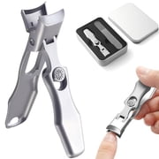 German Grip Nail Clippers for Men,2024 New Luxurious Ultra Sharp Nail Clippers,Professional Extra Large Heavy Duty Toe Clippers for Seniors with Catcher File