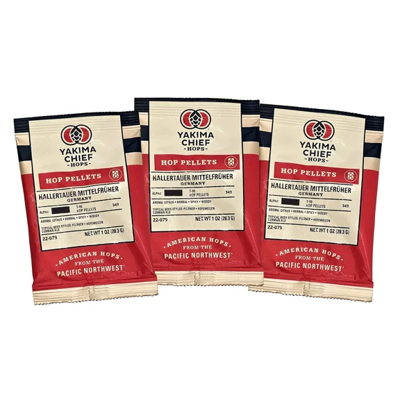 German Hallertau Hop Pellets 3 Oz For Home Brew Beer Making