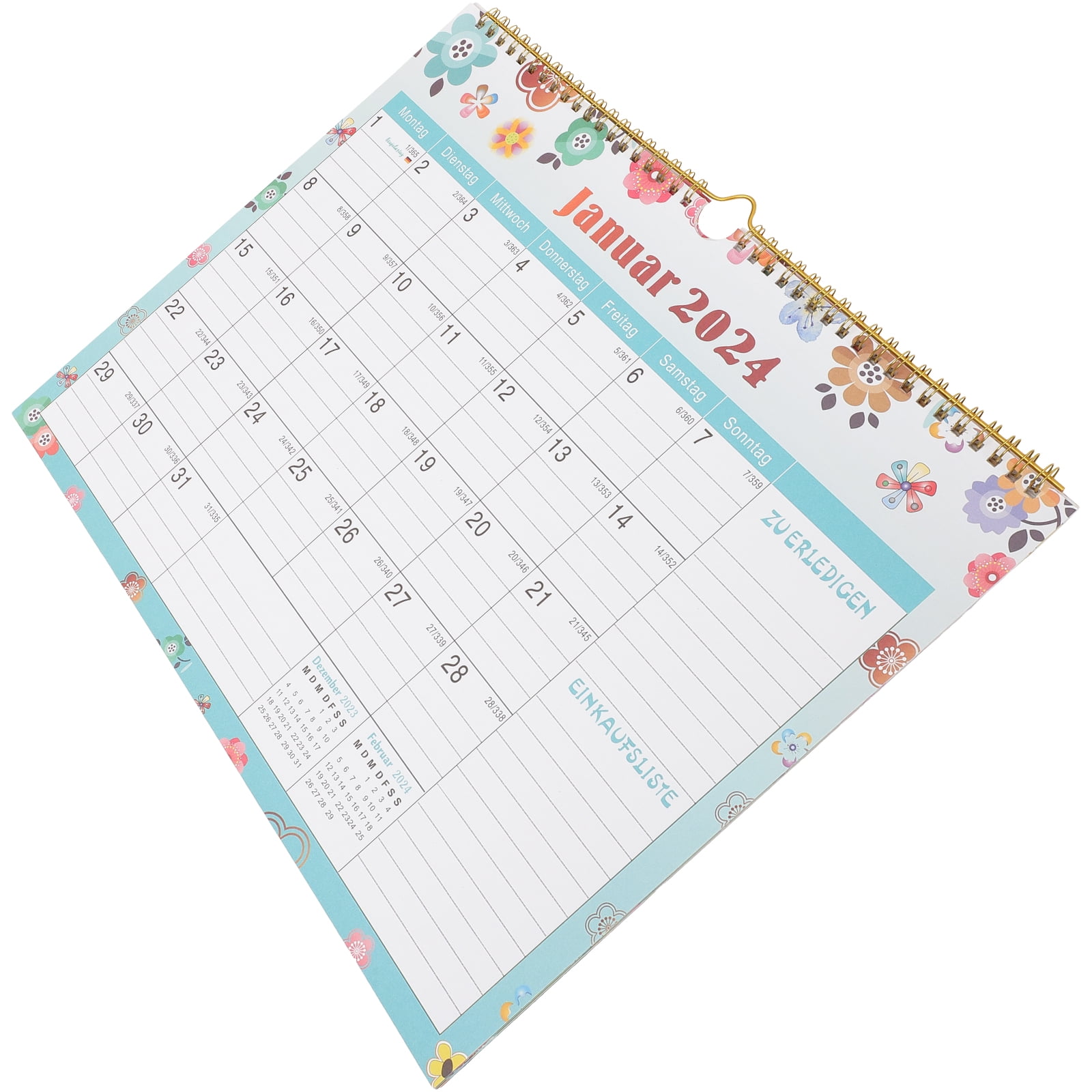German Holidays Monthly Calendar 20242025 English Appointment Daily