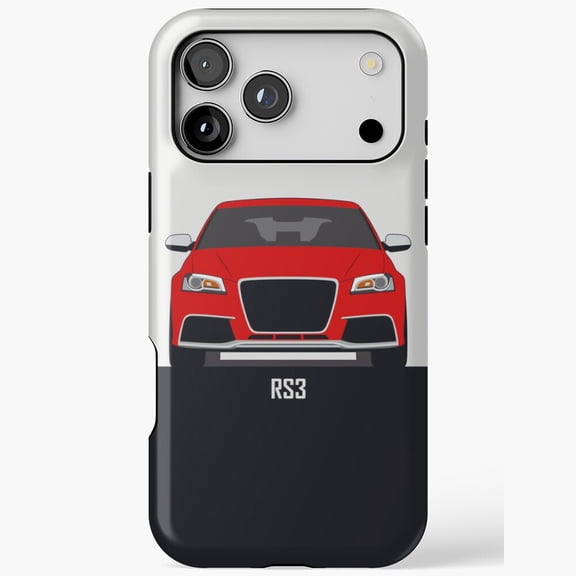 German Hot Hatch RS3 8P Turbo iPhone Case 17 to 11 Pro Max