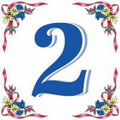 German House Number Tiles