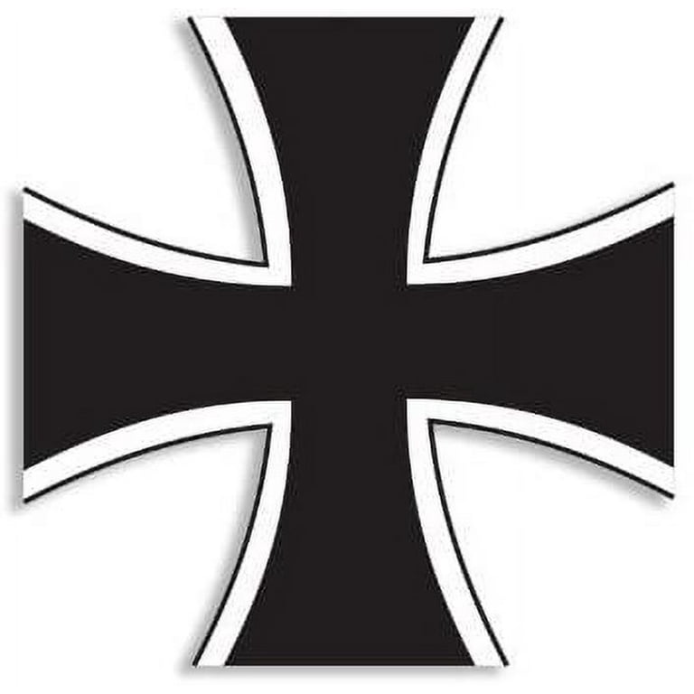 German Iron Cross Shaped 3M Reflective sticker