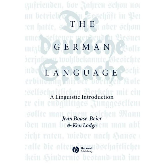 German Language Linguistic P (Paperback)
