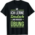 thumbnail image 1 of German Language Shirt for Students | Practice Learning Gift T-Shirt men and women can wear,black,white,creative gift, 1 of 4