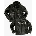 thumbnail image 1 of German Leather Police Jacket Deutsch Polizei Lederjacke, 1 of 5