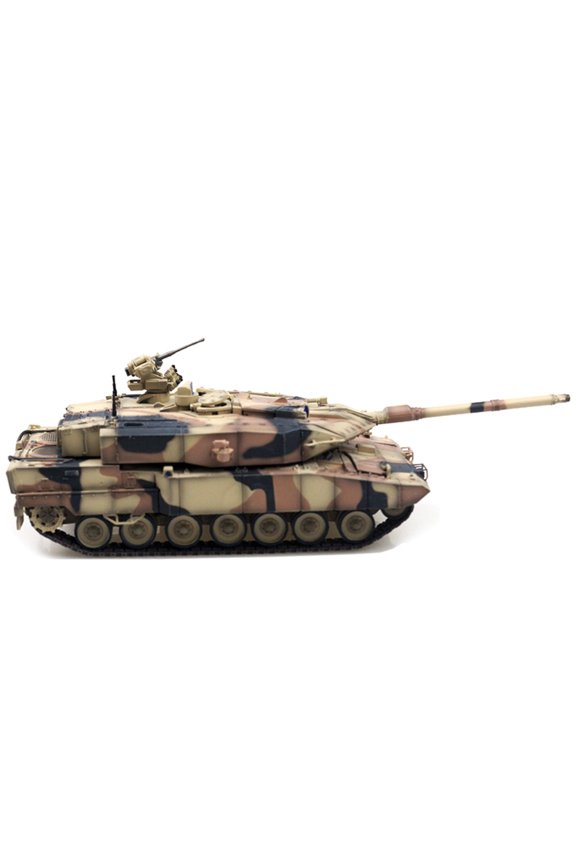 German Leopard 2A7 PRO Tank Model, 1:72 Scale Alloy Replica for Desk and Shelf Decoration